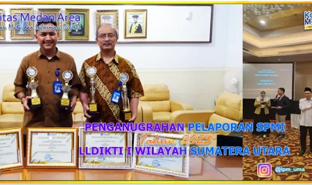 Penganugrahan Laporan SPMI Tahun 2023 di Lingkungan LLDIKTI Wilayah I Sumatera Utara
